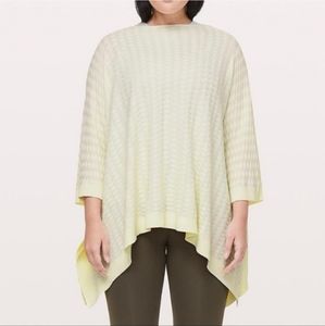 Lululemon Divinity Poncho *Woven Sz OS